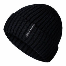 Load image into Gallery viewer, New Unisex Letter Warm Winter Hats Stylish Add Fur Lined Soft Beanie Cap Thick Winter Knitted Hats For Men &amp; Women Dropshipping
