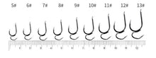 Load image into Gallery viewer, Fishhook 10Pcs Fishing Hook High-carbon Steel Two Strength Tip Sharp Fighting Hook With Barbed Fish Gear For Taiwan Sea Fishing
