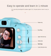 Load image into Gallery viewer, X2 Children's Camera 2.0-Inch Screen Children's Digital Camera Portable Cartoon SLR Camera
