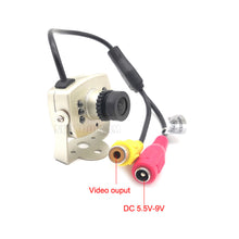 Load image into Gallery viewer, Hd 700TVL Cmos Kleur Kleine Mini Metalen Analoge Camera 850nm Infrarood 5M Nachtzicht Av Video Surveillance Security Camera
