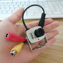 Load image into Gallery viewer, Hd 700TVL Cmos Kleur Kleine Mini Metalen Analoge Camera 850nm Infrarood 5M Nachtzicht Av Video Surveillance Security Camera
