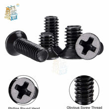 Load image into Gallery viewer, 250Pcs/500Pcs M2 M2.5 M3 KM Screw Flat Head Phillips Screws  Laptop Notebook Screws Set Kit for computer small screw
