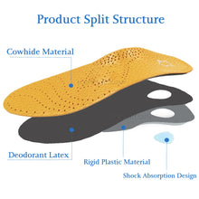 Load image into Gallery viewer, Insole Best  For s Leather Orthotic s Flat Feet High Arch Support Orthopedic s Sole Fit In O/X Leg Corrected Insert shoe pads
