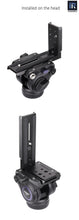 Load image into Gallery viewer, LP-150M L Quick Release Plate Vertical or Horizontal Shooting Bracket for Tripod Ballhead Compatible With Manfrotto DSLR Cameras
