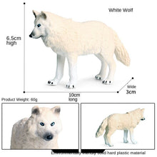 Load image into Gallery viewer, Small Size Simulation Wolf Action Figures PVC Figure Collectible Toys Wild Animal Figure Figurines Kids Cognitive Toys Kids Gift
