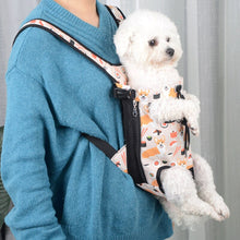 Load image into Gallery viewer, High Quality Pet Carrier Backpack Folding Dog Cat Bag Canvas Denim Bag For Small Dog Cat Carrier Fashion Harnes De Perro Mochila
