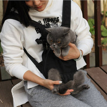 Load image into Gallery viewer, High Quality Pet Carrier Backpack Folding Dog Cat Bag Canvas Denim Bag For Small Dog Cat Carrier Fashion Harnes De Perro Mochila

