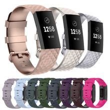 Load image into Gallery viewer, Watch Strap For Fitbit Charge 4 Bracelet Sport Watch Bands Silicone Wristband For Fitbit Charge 3/3 SE Accessories
