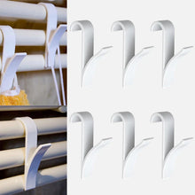 Load image into Gallery viewer, Fishhook Hanger For Heated Towel Radiator Rail Clothes Hanger Bath Hook Holder Percha Plegable Scarf Hanger
