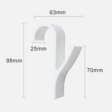Load image into Gallery viewer, Fishhook Hanger For Heated Towel Radiator Rail Clothes Hanger Bath Hook Holder Percha Plegable Scarf Hanger
