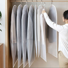 Load image into Gallery viewer, Hot Clothes Dust Cover Hanging Garment Dress Clothes Suit Coat Storage Bags Transparent Wardrobe Washable Clothing Bag
