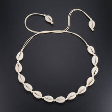 Load image into Gallery viewer, Hot Conch Seashell Necklace Women Jewelry Summer Beach Shell Choker Bohemian Rope Cowrie Beaded Necklaces Handmade Collar Female
