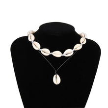 Load image into Gallery viewer, Hot Conch Seashell Necklace Women Jewelry Summer Beach Shell Choker Bohemian Rope Cowrie Beaded Necklaces Handmade Collar Female
