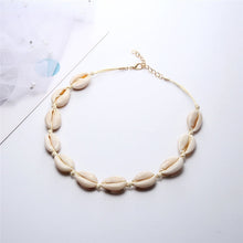 Load image into Gallery viewer, Hot Conch Seashell Necklace Women Jewelry Summer Beach Shell Choker Bohemian Rope Cowrie Beaded Necklaces Handmade Collar Female
