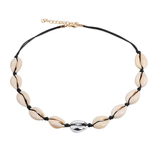 Load image into Gallery viewer, Hot Conch Seashell Necklace Women Jewelry Summer Beach Shell Choker Bohemian Rope Cowrie Beaded Necklaces Handmade Collar Female
