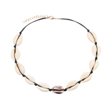 Load image into Gallery viewer, Hot Conch Seashell Necklace Women Jewelry Summer Beach Shell Choker Bohemian Rope Cowrie Beaded Necklaces Handmade Collar Female

