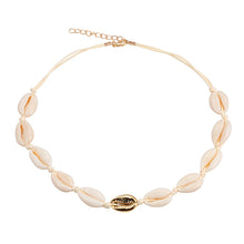 Load image into Gallery viewer, Hot Conch Seashell Necklace Women Jewelry Summer Beach Shell Choker Bohemian Rope Cowrie Beaded Necklaces Handmade Collar Female
