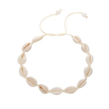 Load image into Gallery viewer, Hot Conch Seashell Necklace Women Jewelry Summer Beach Shell Choker Bohemian Rope Cowrie Beaded Necklaces Handmade Collar Female
