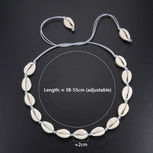 Load image into Gallery viewer, Hot Conch Seashell Necklace Women Jewelry Summer Beach Shell Choker Bohemian Rope Cowrie Beaded Necklaces Handmade Collar Female
