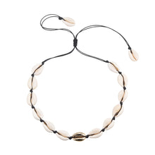 Load image into Gallery viewer, Hot Conch Seashell Necklace Women Jewelry Summer Beach Shell Choker Bohemian Rope Cowrie Beaded Necklaces Handmade Collar Female
