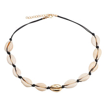 Load image into Gallery viewer, Hot Conch Seashell Necklace Women Jewelry Summer Beach Shell Choker Bohemian Rope Cowrie Beaded Necklaces Handmade Collar Female
