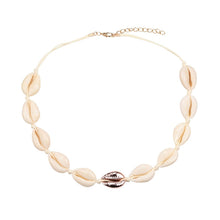 Load image into Gallery viewer, Hot Conch Seashell Necklace Women Jewelry Summer Beach Shell Choker Bohemian Rope Cowrie Beaded Necklaces Handmade Collar Female
