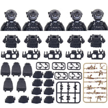 Load image into Gallery viewer, Hot Military Building Blocks Ghost Special Forces Soldiers Figure Bandits Accessories Gun Backpacks Vests Belts Weapons Kids Toy
