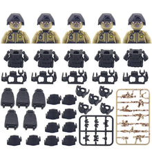 Load image into Gallery viewer, Hot Military Building Blocks Ghost Special Forces Soldiers Figure Bandits Accessories Gun Backpacks Vests Belts Weapons Kids Toy
