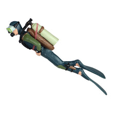 Load image into Gallery viewer, Simulation doll toy figure model solid plastic underwater adventure diver doll scene decoration toys children's gifts
