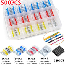 Load image into Gallery viewer, Hot s Solder Seal Wire Connectors - Heat Shrink Solder Butt Connectors - Solder Connector Kit - Automotive Marine Insulated
