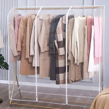 Load image into Gallery viewer, Household Floor Hanger Translucent Dust-proof Cover PEVA Stereo Thicken Dustproof Covers Big Capacity Clothes Dust Storage Cover
