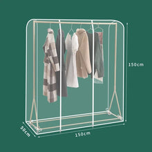 Load image into Gallery viewer, Household Floor Hanger Translucent Dust-proof Cover PEVA Stereo Thicken Dustproof Covers Big Capacity Clothes Dust Storage Cover
