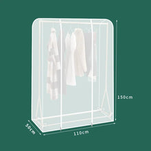 Load image into Gallery viewer, Household Floor Hanger Translucent Dust-proof Cover PEVA Stereo Thicken Dustproof Covers Big Capacity Clothes Dust Storage Cover
