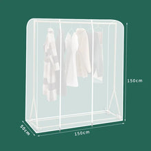 Load image into Gallery viewer, Household Floor Hanger Translucent Dust-proof Cover PEVA Stereo Thicken Dustproof Covers Big Capacity Clothes Dust Storage Cover
