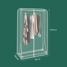 Load image into Gallery viewer, Household Floor Hanger Translucent Dust-proof Cover PEVA Stereo Thicken Dustproof Covers Big Capacity Clothes Dust Storage Cover

