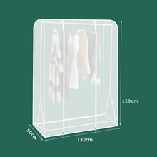 Load image into Gallery viewer, Household Floor Hanger Translucent Dust-proof Cover PEVA Stereo Thicken Dustproof Covers Big Capacity Clothes Dust Storage Cover
