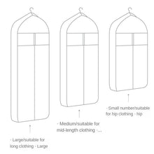 Load image into Gallery viewer, Household Three-dimensional Coat fur Clothes Dust Cover Long DownJacket Suede Dust Clothing Storage Bag Clothing Covers Hanging
