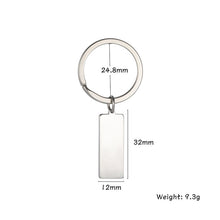 Load image into Gallery viewer, I Love You Keychain Personalized Name Custom Couple Stainless Steel Key Ring Valentine Day Mother Day Gift For Man Women Jewelry
