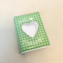 Load image into Gallery viewer, INS Colorful Lattice Photo Album 3 Inch Kpop Idols Photocards Cards Holder 40 Pockets Korean Star Chasing Photos Collect Book
