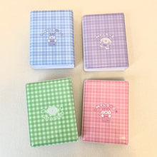 Load image into Gallery viewer, INS Colorful Lattice Photo Album 3 Inch Kpop Idols Photocards Cards Holder 40 Pockets Korean Star Chasing Photos Collect Book
