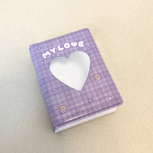Load image into Gallery viewer, INS Colorful Lattice Photo Album 3 Inch Kpop Idols Photocards Cards Holder 40 Pockets Korean Star Chasing Photos Collect Book

