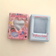 Load image into Gallery viewer, INS Pink Blue Photo Album 3 Inch 40 Pockets Photocard Holder Square Hollow Idol Cards Holder Collect Book Photos Album
