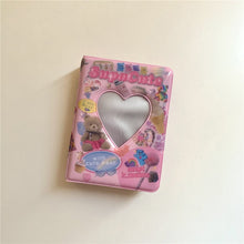 Load image into Gallery viewer, INS Pink Blue Photo Album 3 Inch 40 Pockets Photocard Holder Square Hollow Idol Cards Holder Collect Book Photos Album
