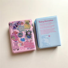 Load image into Gallery viewer, INS Pink Blue Photo Album 3 Inch 40 Pockets Photocard Holder Square Hollow Idol Cards Holder Collect Book Photos Album
