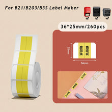 Load image into Gallery viewer, 【Index Label Sticker】NiiMBOT D11/D110/D101/B1/B21/B203/B3S Printing Paper Self-adhesive Waterproof Notepad Book Tag
