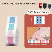 Load image into Gallery viewer, 【Index Label Sticker】NiiMBOT D11/D110/D101/B1/B21/B203/B3S Printing Paper Self-adhesive Waterproof Notepad Book Tag
