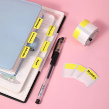 Load image into Gallery viewer, 【Index Label Sticker】NiiMBOT D11/D110/D101/B1/B21/B203/B3S Printing Paper Self-adhesive Waterproof Notepad Book Tag
