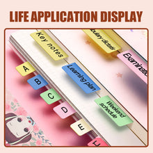 Load image into Gallery viewer, 【Index Label Sticker】NiiMBOT D11/D110/D101/B1/B21/B203/B3S Printing Paper Self-adhesive Waterproof Notepad Book Tag
