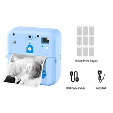 Load image into Gallery viewer, Instant Photo Print Camera For Kids Thermal Label Printer Digital Toy Camera For Child Girl Birthday Gift
