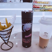 Load image into Gallery viewer, Japanese smart temp display Cartoon Anime Stainless Steel Thermos Vacuum Flask termo water bottle tea infuser bottle insulated
